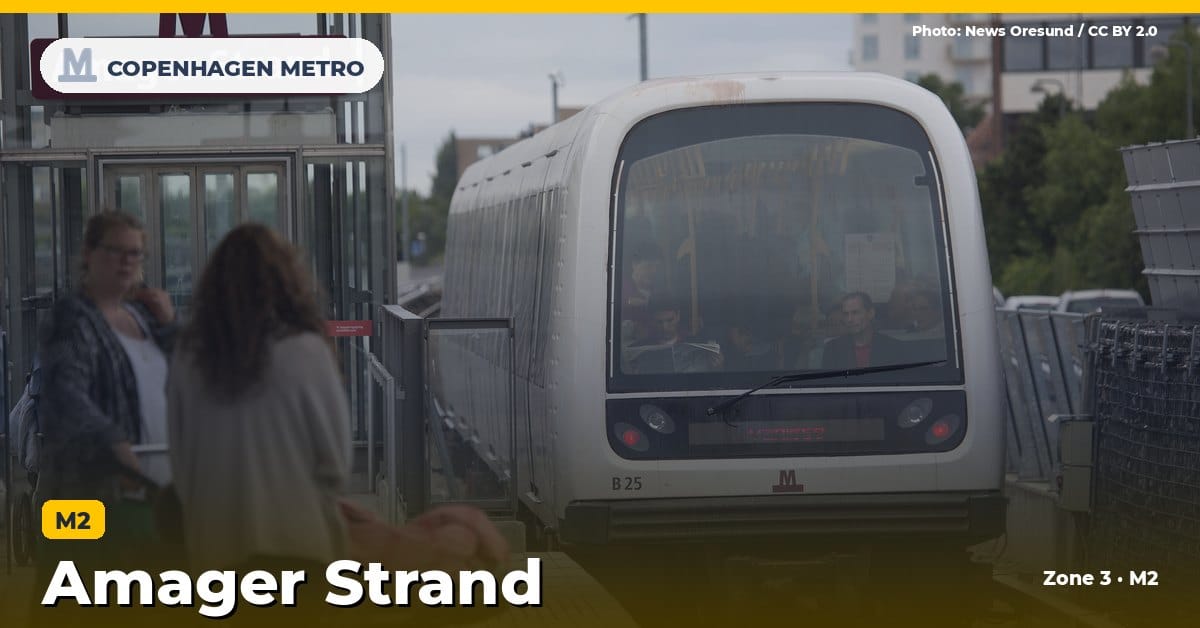 Amager Strand station on the Copenhagen Metro M2