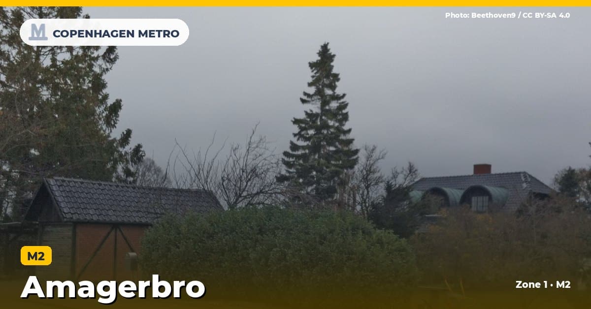 Amagerbro station on the Copenhagen Metro M2